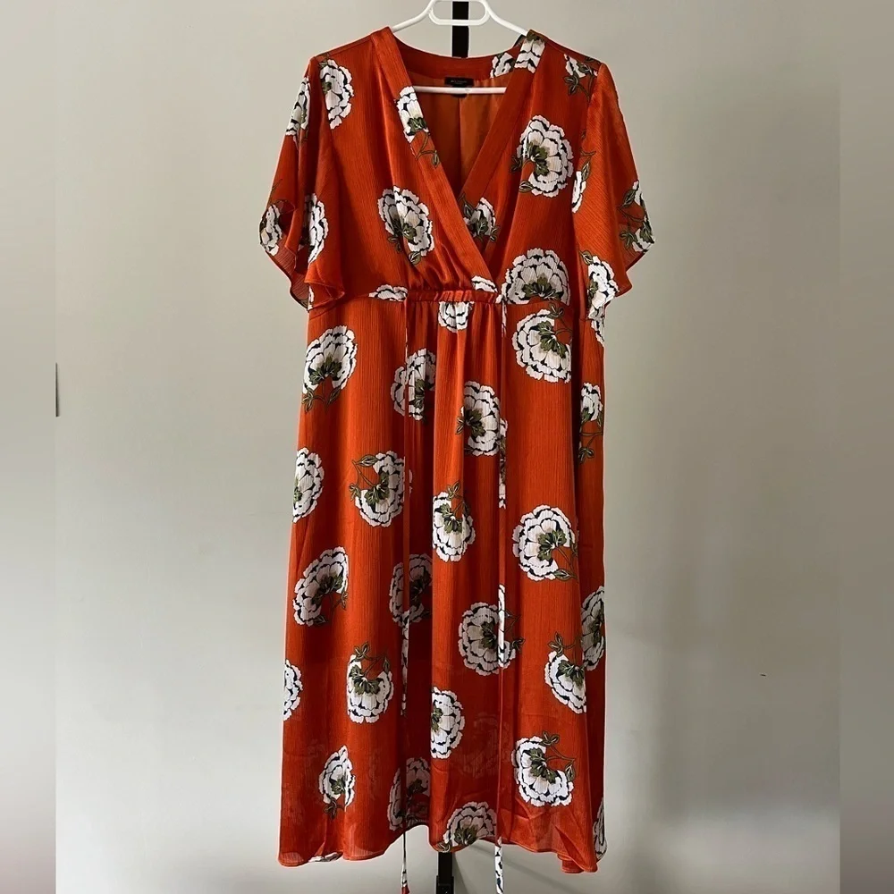 Ann Taylor Floral Dress, Size Small. - Picture 4 of 10